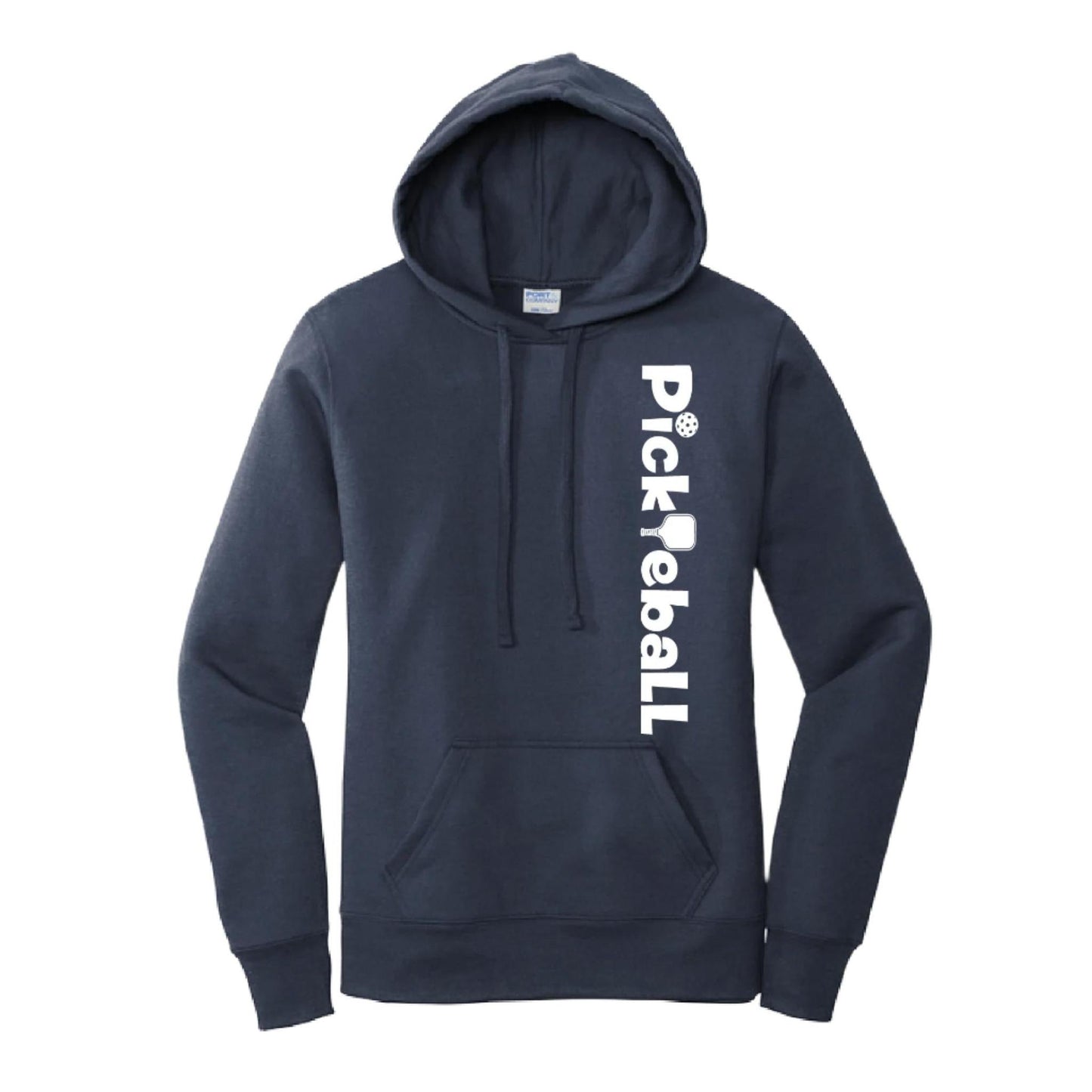 Pickleball Horizontal (Customizable) | Women’s Fitted Hoodie Pickleball Sweatshirt | 50% Cotton 50% Poly Fleece