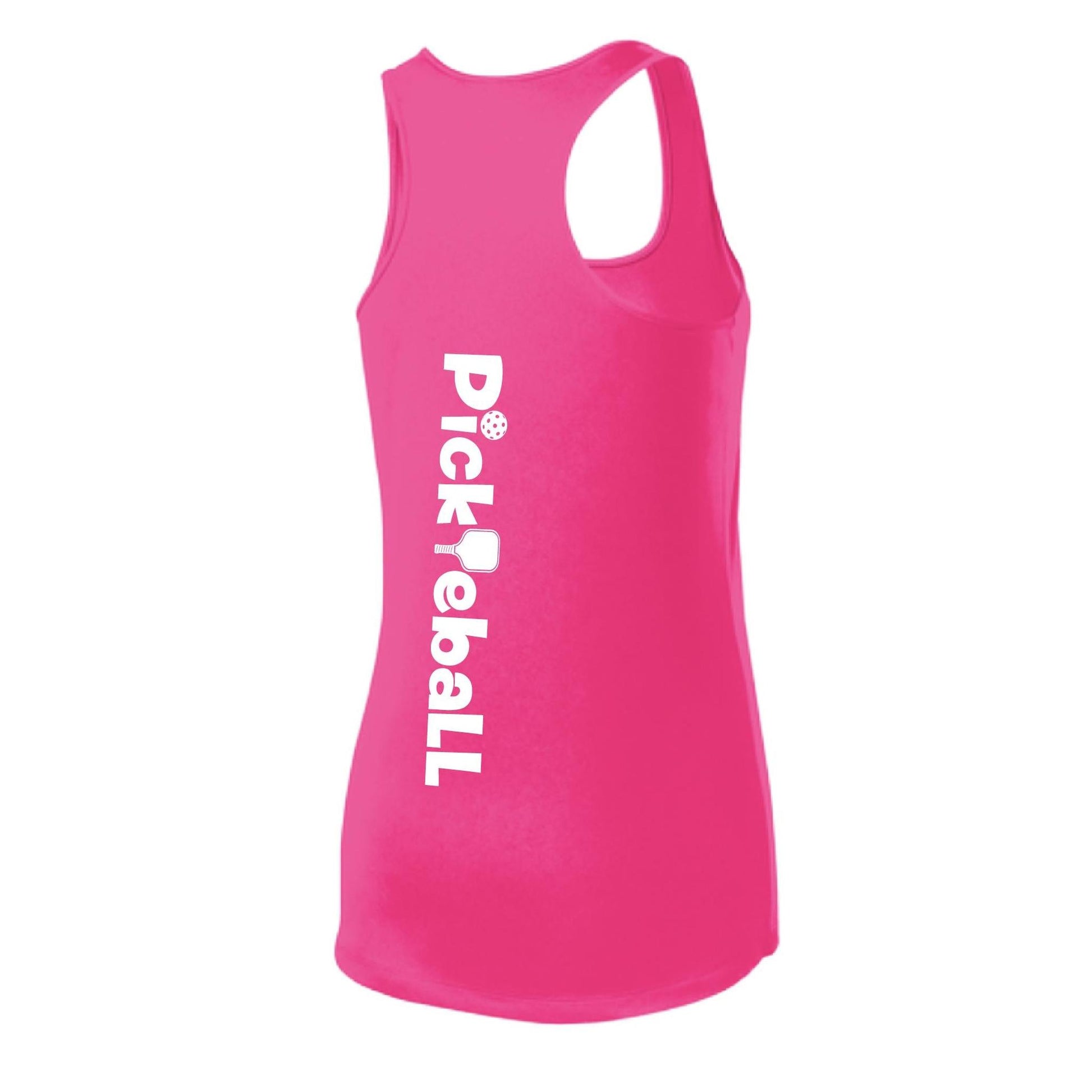 Pickleball Horizontal (Customizable) | Women's Racerback Pickleball Tank | 100% Polyester