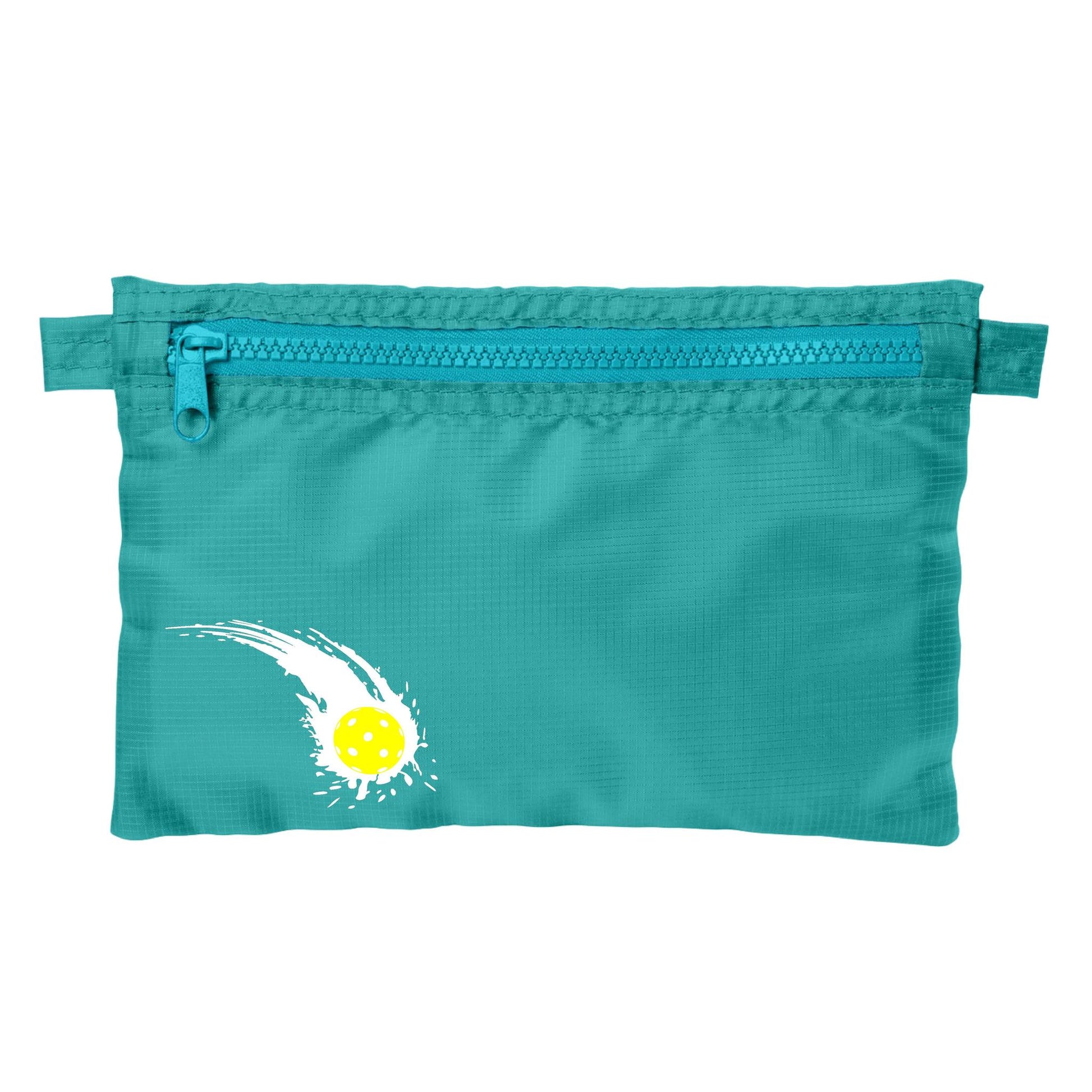 Pickleball Impact | Pickleball Cosmetic Stash Pouch Bag | Small Size Court Stash Bag