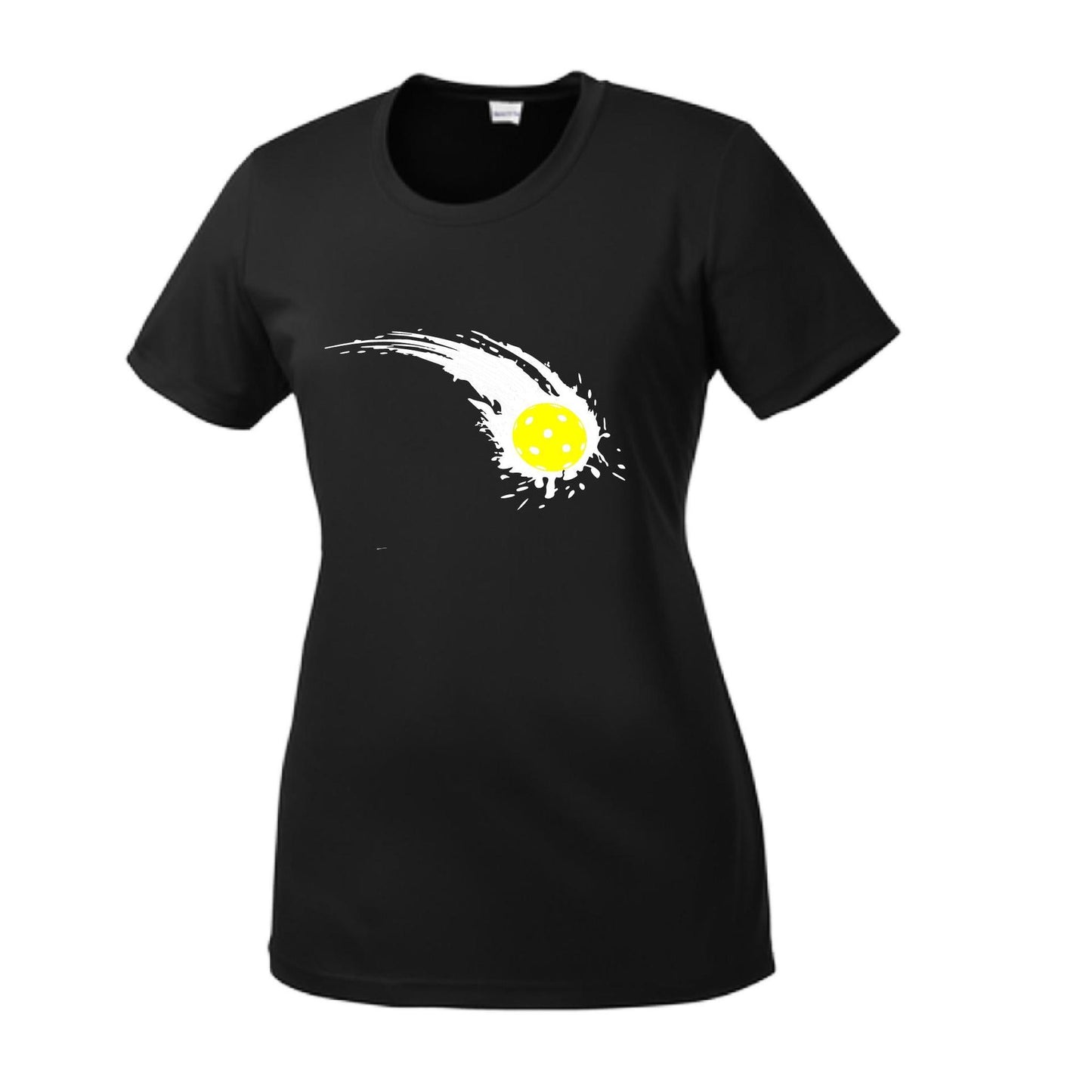 Pickleball Impact | Women’s Short Sleeve Crewneck Pickleball Performance T-Shirts | 100% Polyester