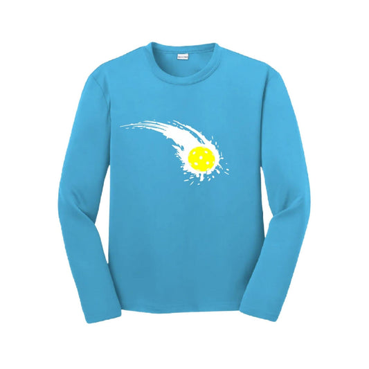 Pickleball Impact | Youth Long Sleeve Pickleball Performance T-Shirts | 100% Polyester