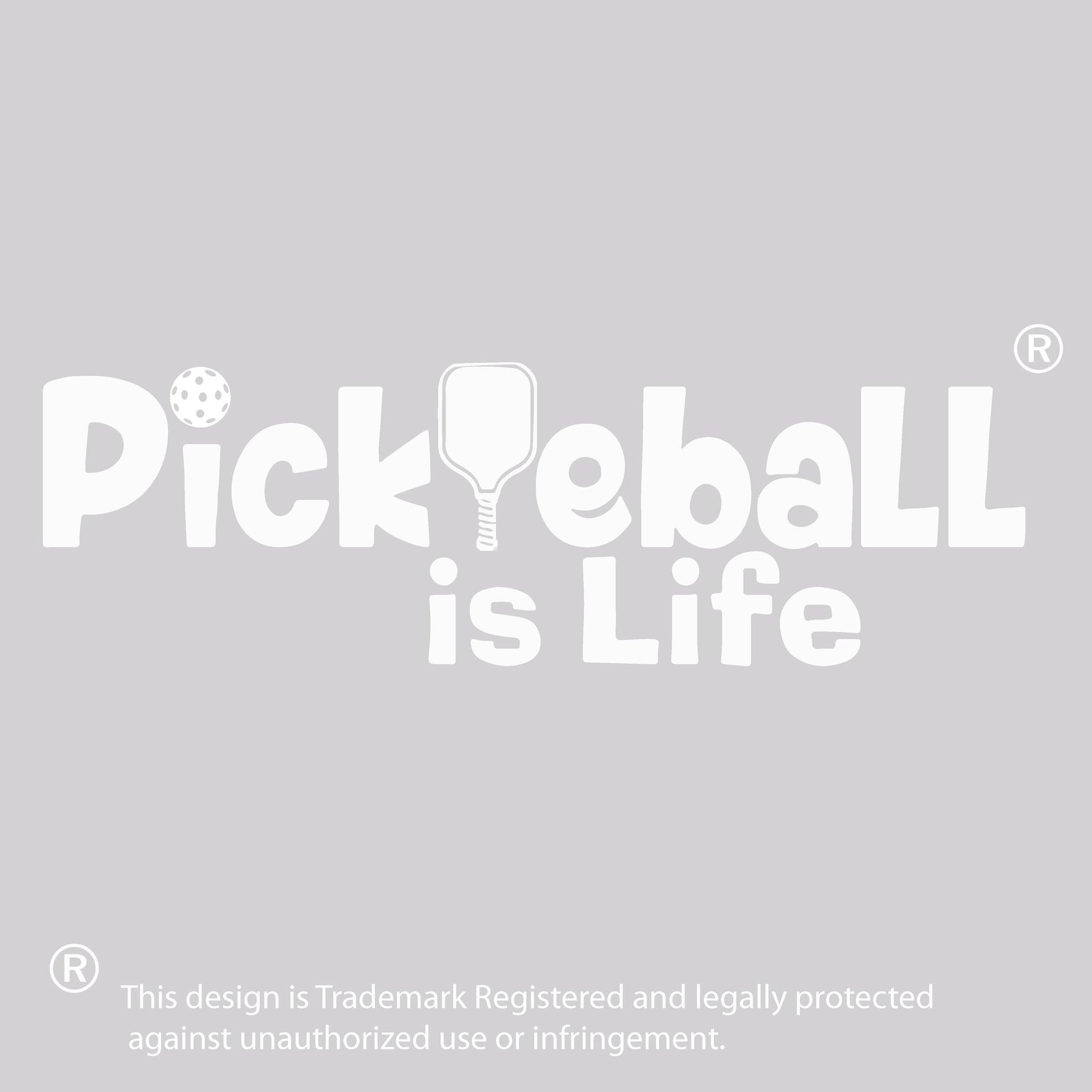 Pickleball Is Life | Women's Short Sleeve V-Neck Pickleball Performance T-Shirts | 100% Polyester