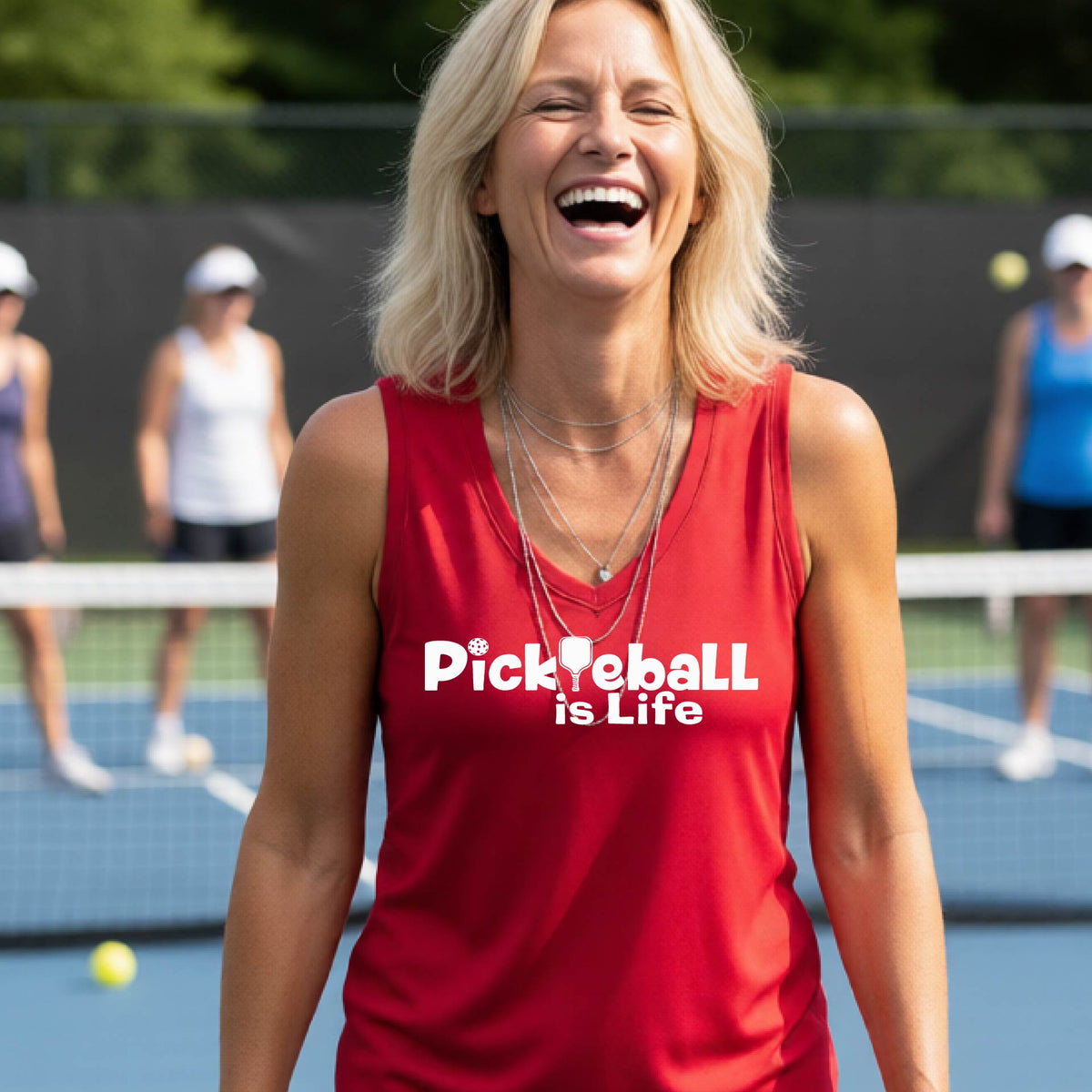 Mixed Partner Pickleball Is Life Matching Performance T-Shirts | Save 15%