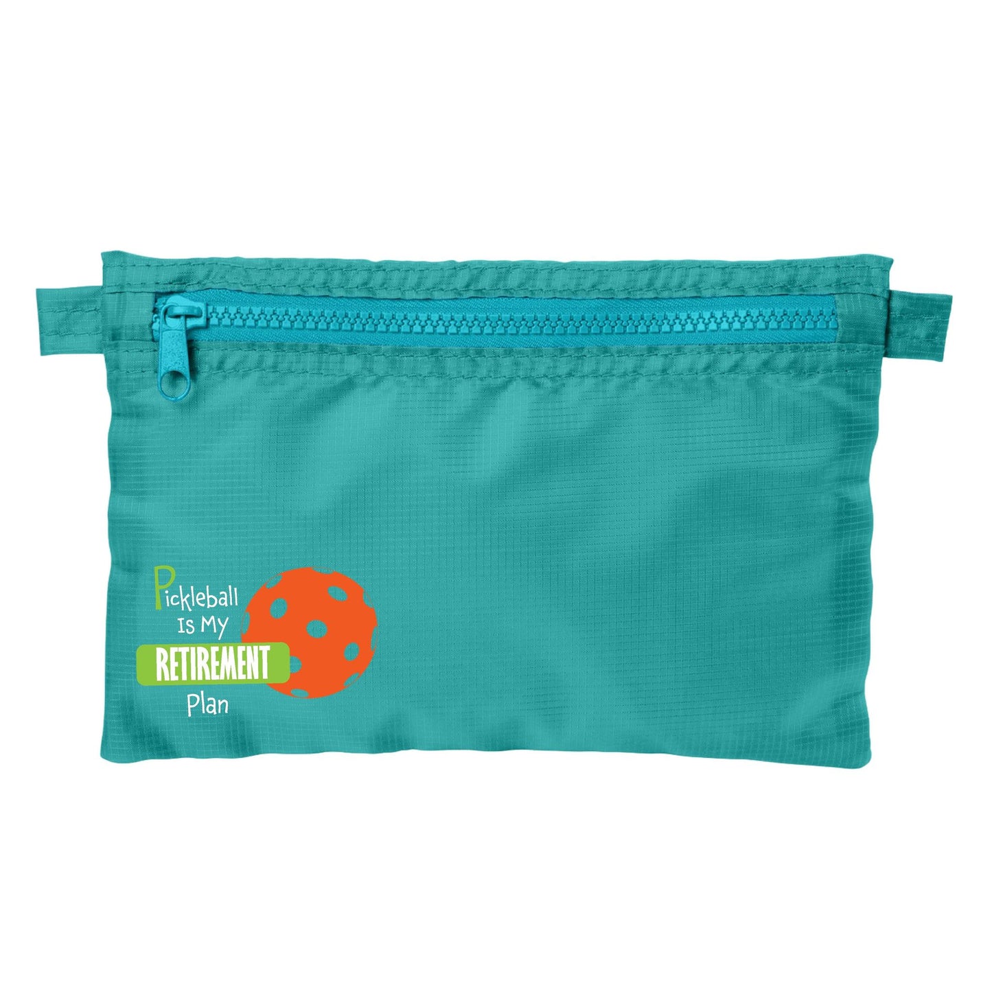 Pickleball Is My Retirement Plan | Pickleball Cosmetic Stash Pouch Bag | Small Size Court Stash Bag