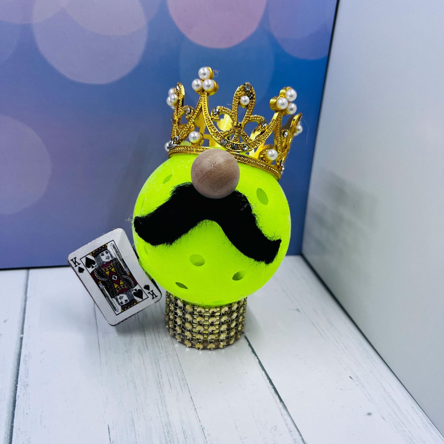 Pickleball King Or Pickleball Queen Gnome | Pickleball Gnomes | Fun Pickleball Gifts