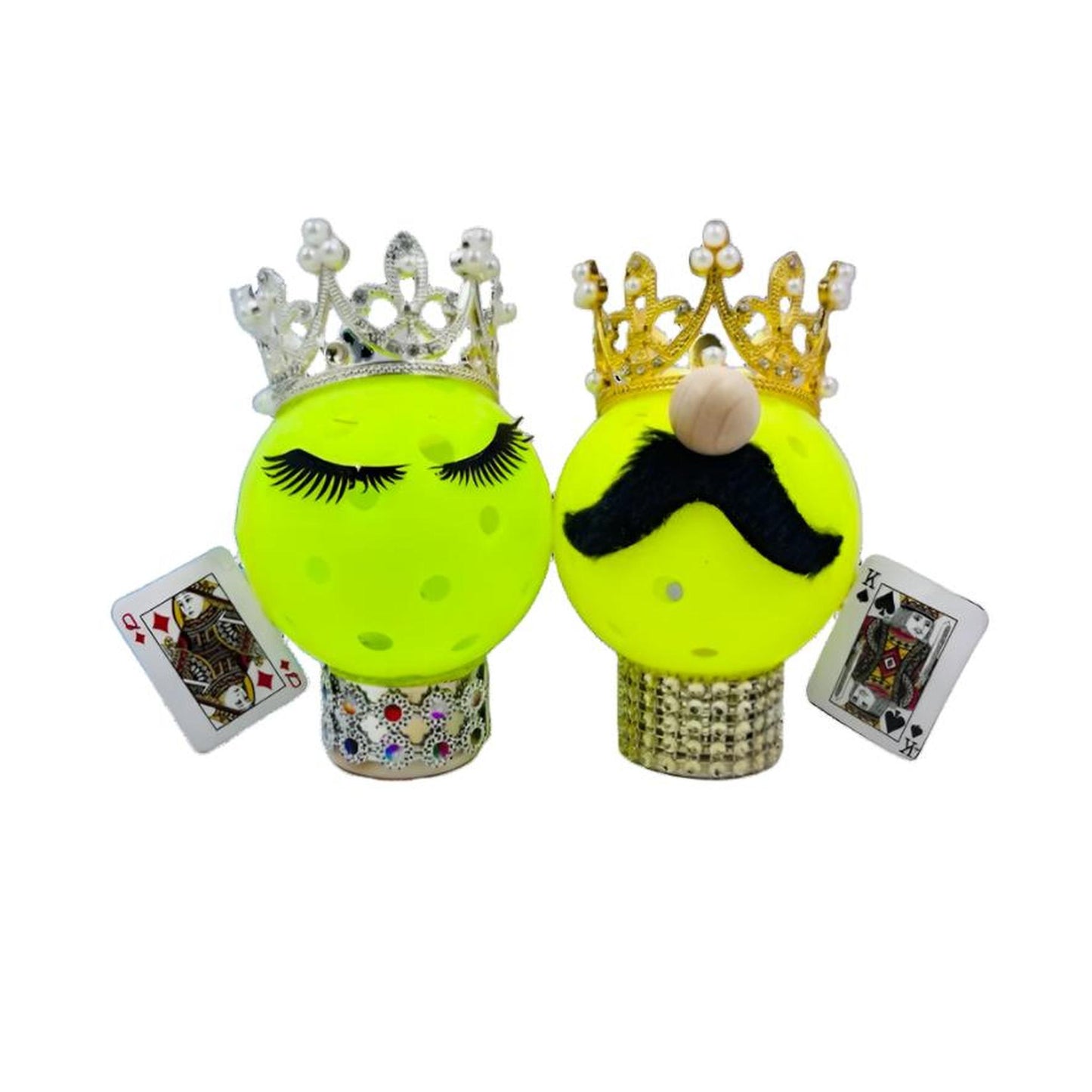 Pickleball King Or Pickleball Queen Gnome | Pickleball Gnomes | Fun Pickleball Gifts