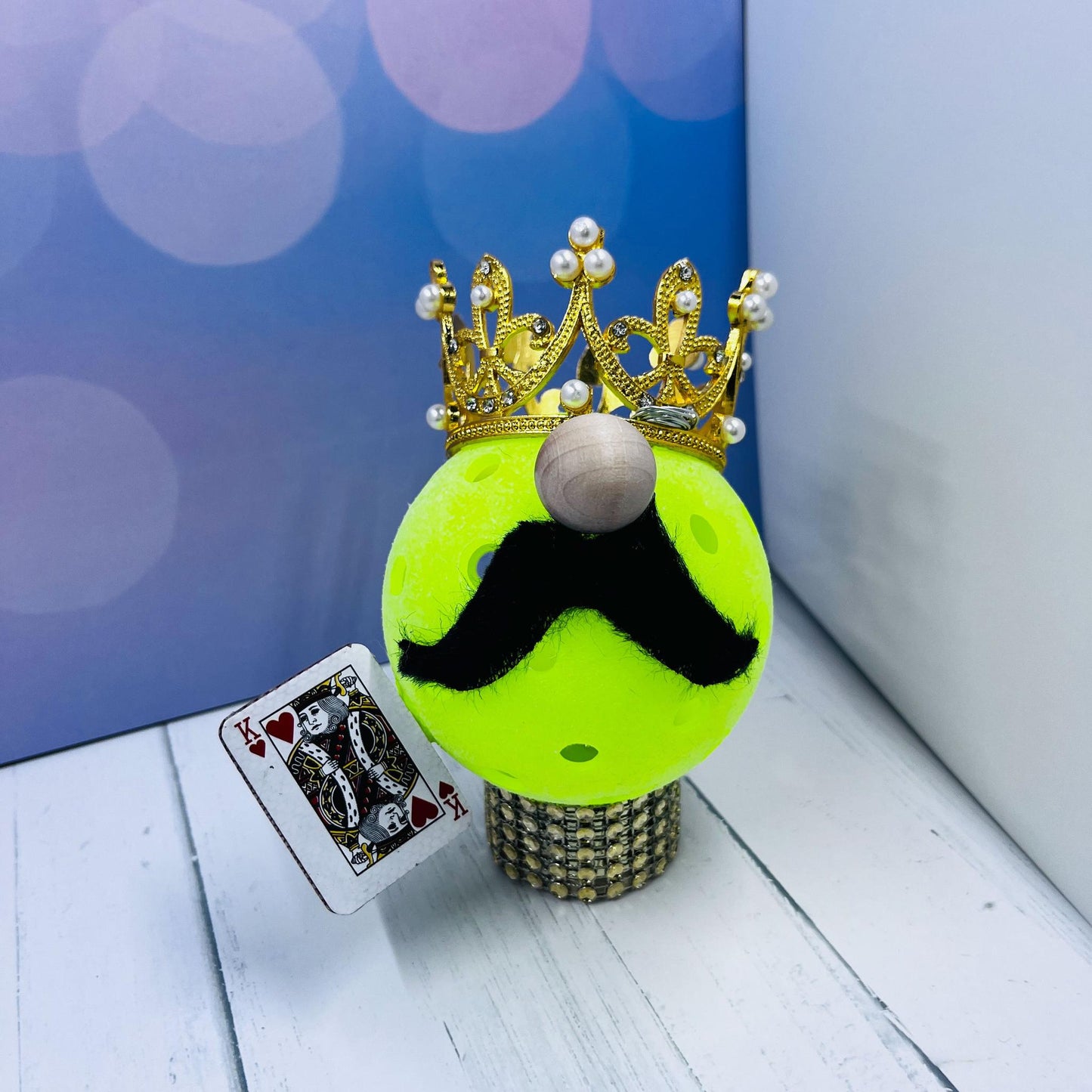 Pickleball King Or Pickleball Queen Gnome | Pickleball Gnomes | Fun Pickleball Gifts