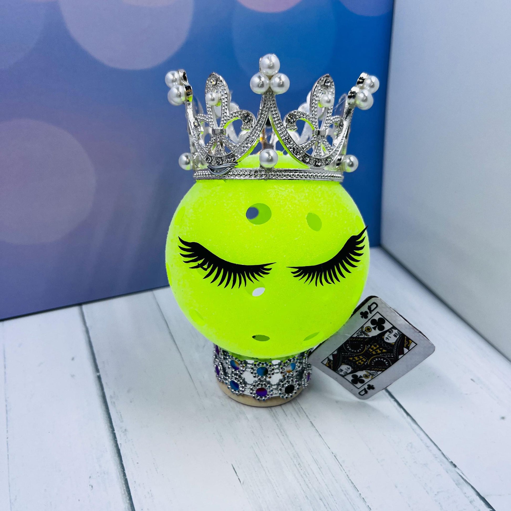 Pickleball King Or Pickleball Queen Gnome | Pickleball Gnomes | Fun Pickleball Gifts