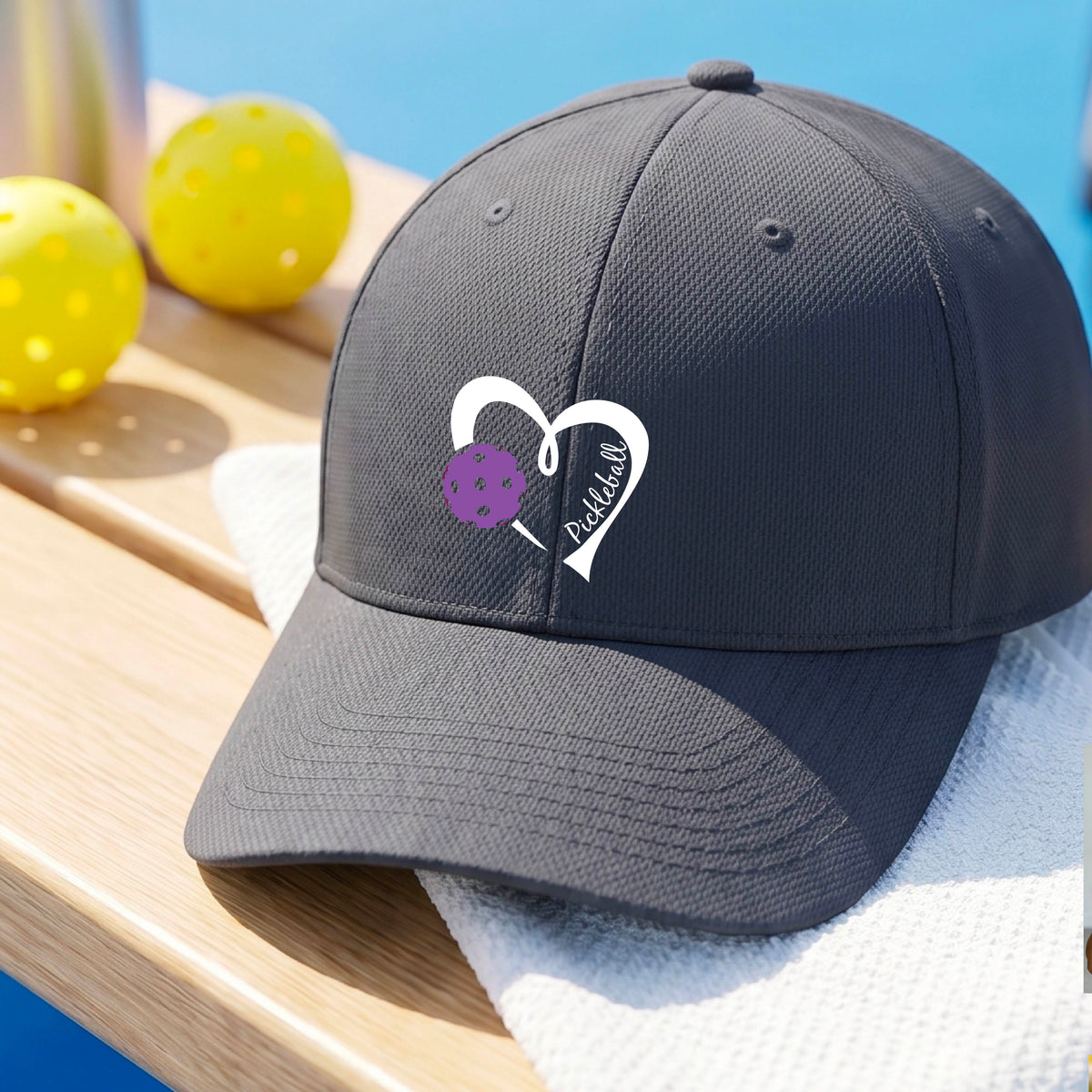 Pickleball Court Hat – Mid-Profile Pickleball Cap - Customizable