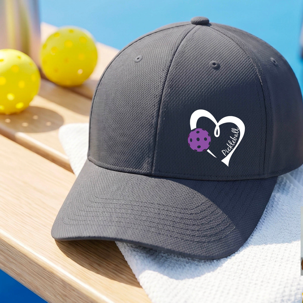 Pickleball Court Hat – Mid-Profile Pickleball Cap - Customizable