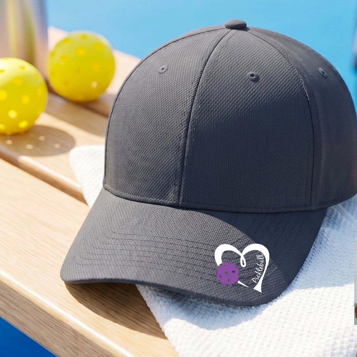 Pickleball Court Hat – Mid-Profile Pickleball Cap - Customizable