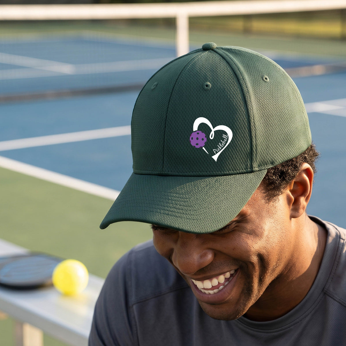 Pickleball Court Hat – Mid-Profile Pickleball Cap - Customizable
