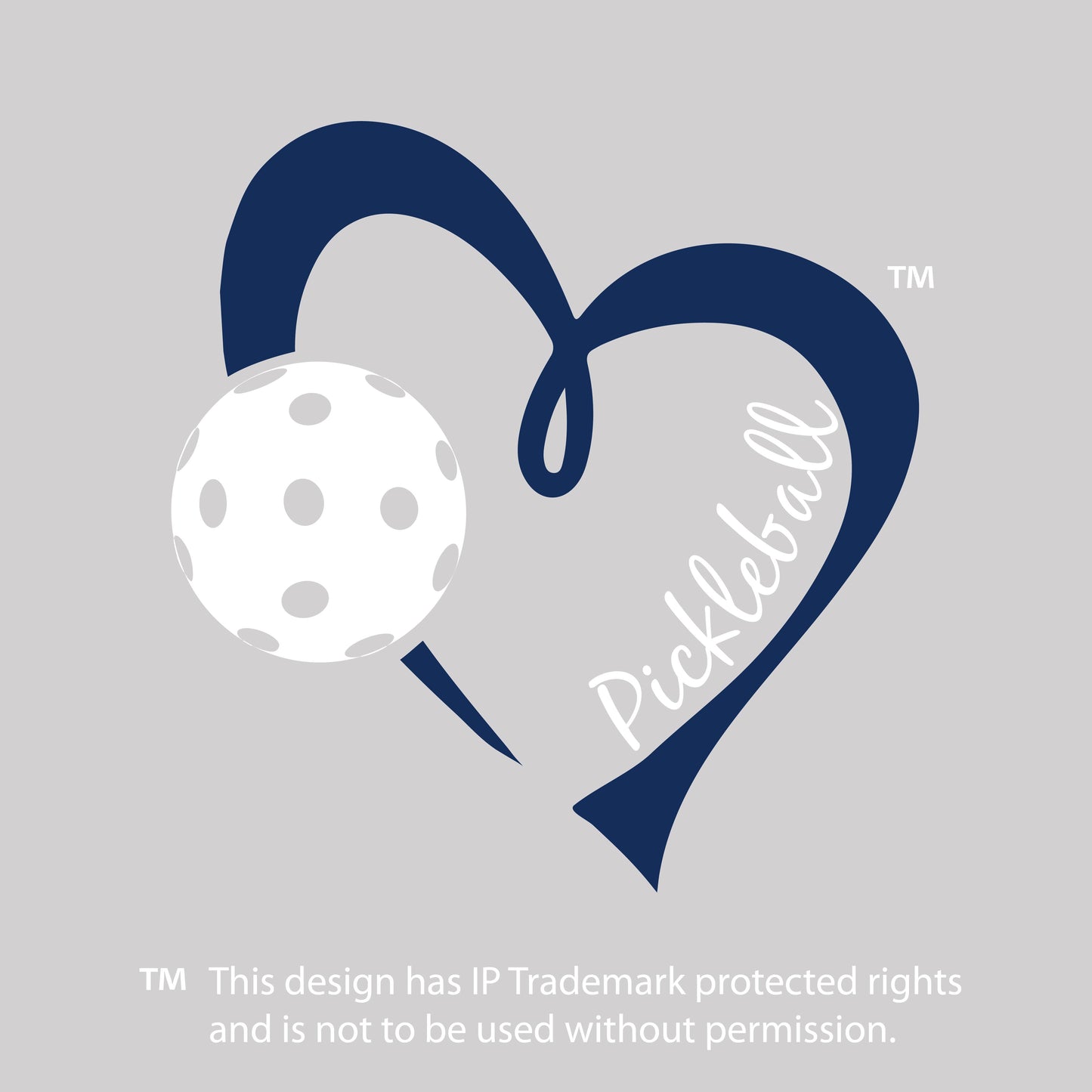 Pickleball Love (Navy) | Youth Short Sleeve Pickleball Performance T-Shirts | 100% Polyester