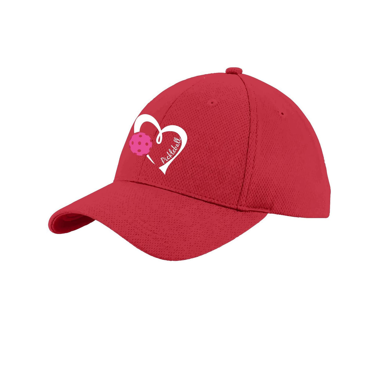 Pickleball Love (Pink) Custom | Pickleball Hat | Moisture-Wicking 100% Polyester