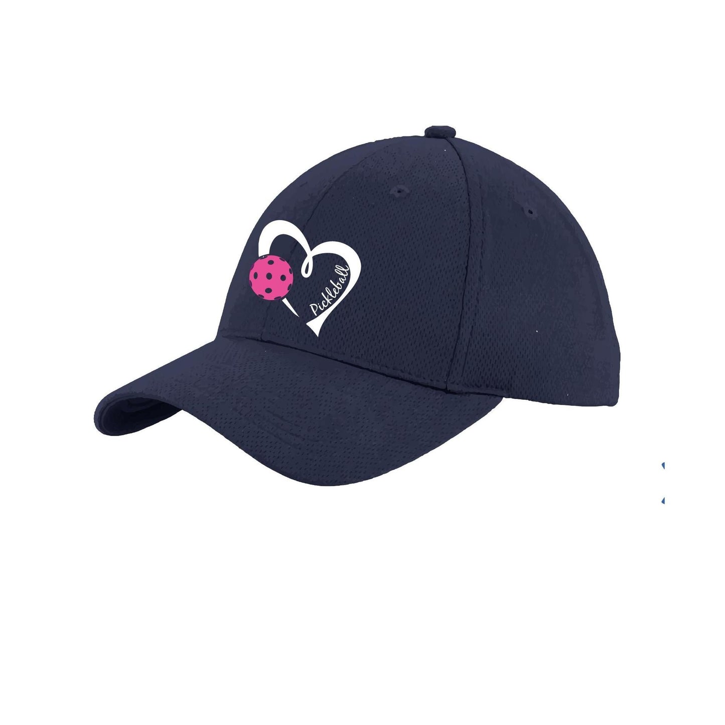Pickleball Love (Pink) Custom | Pickleball Hat | Moisture-Wicking 100% Polyester