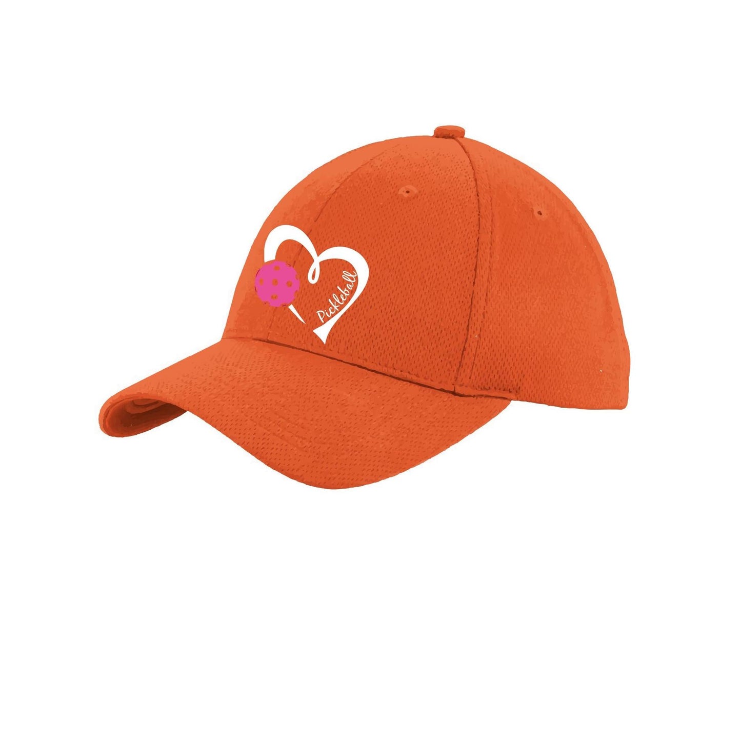 Pickleball Love (Pink) Custom | Pickleball Hat | Moisture-Wicking 100% Polyester