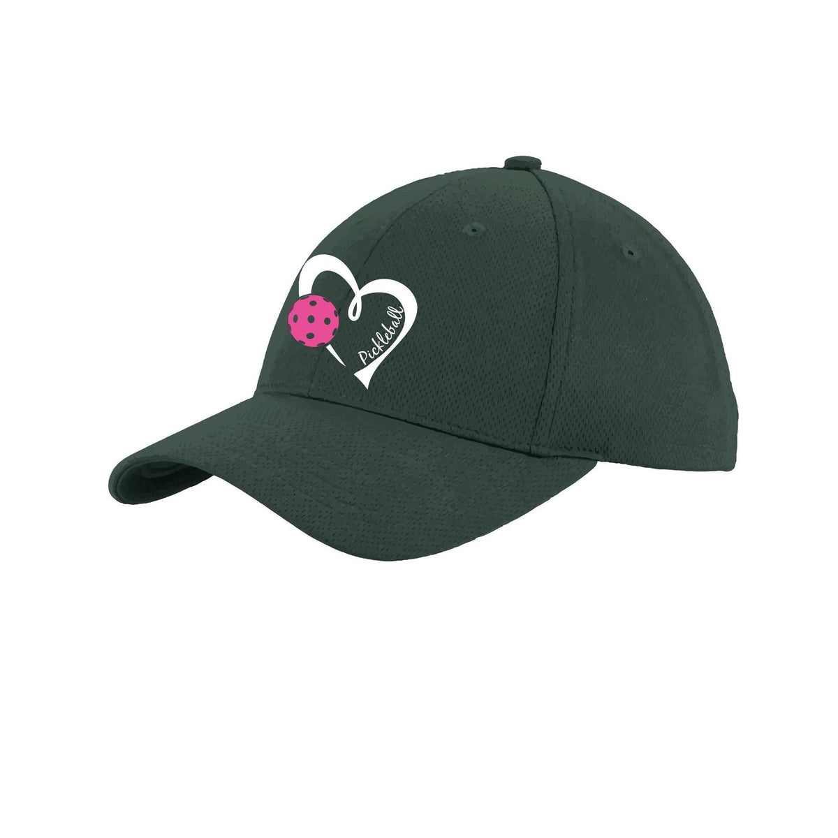 Pickleball Love (Pink) Custom | Pickleball Hat | Moisture-Wicking 100% Polyester