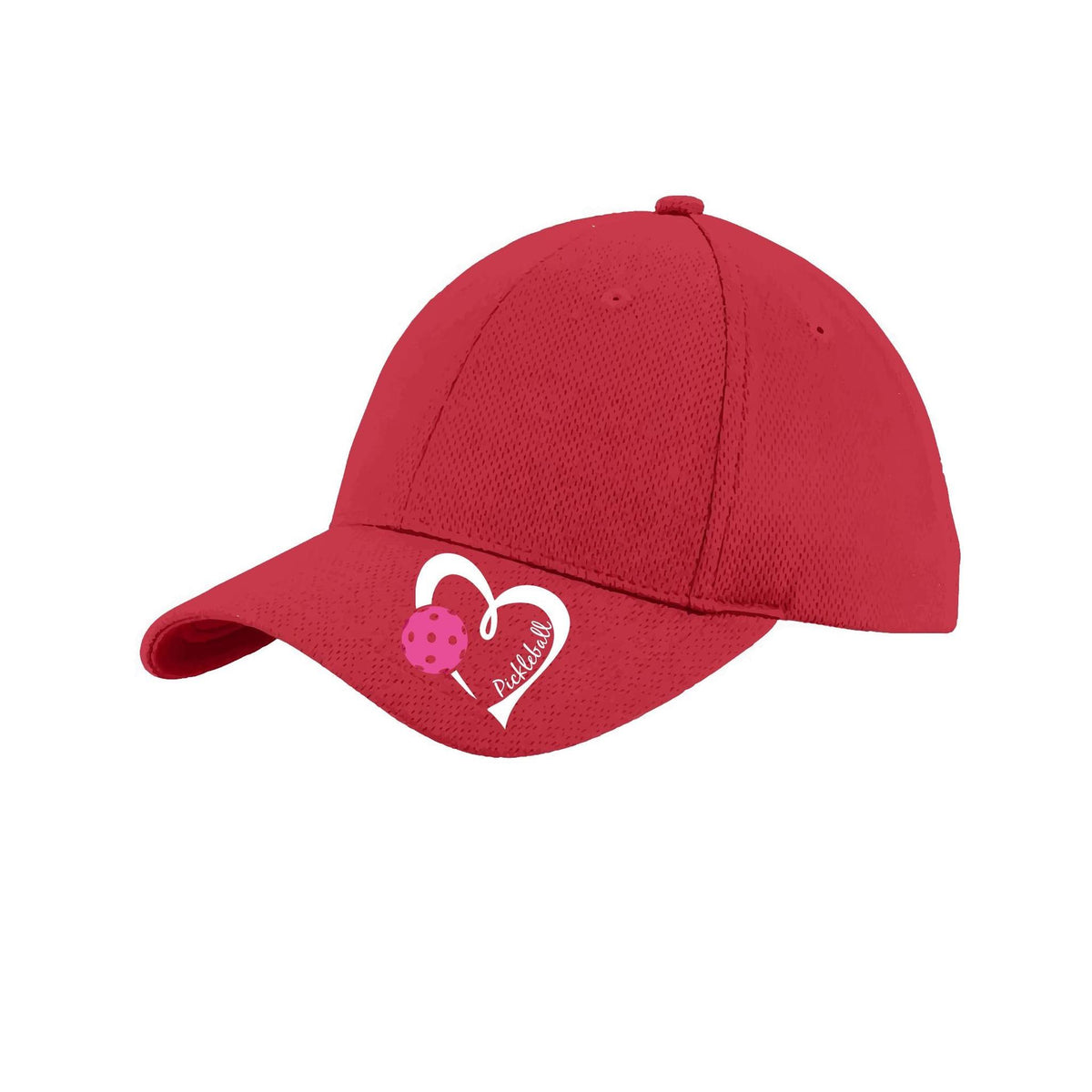 Pickleball Love (Pink) Custom | Pickleball Hat | Moisture-Wicking 100% Polyester