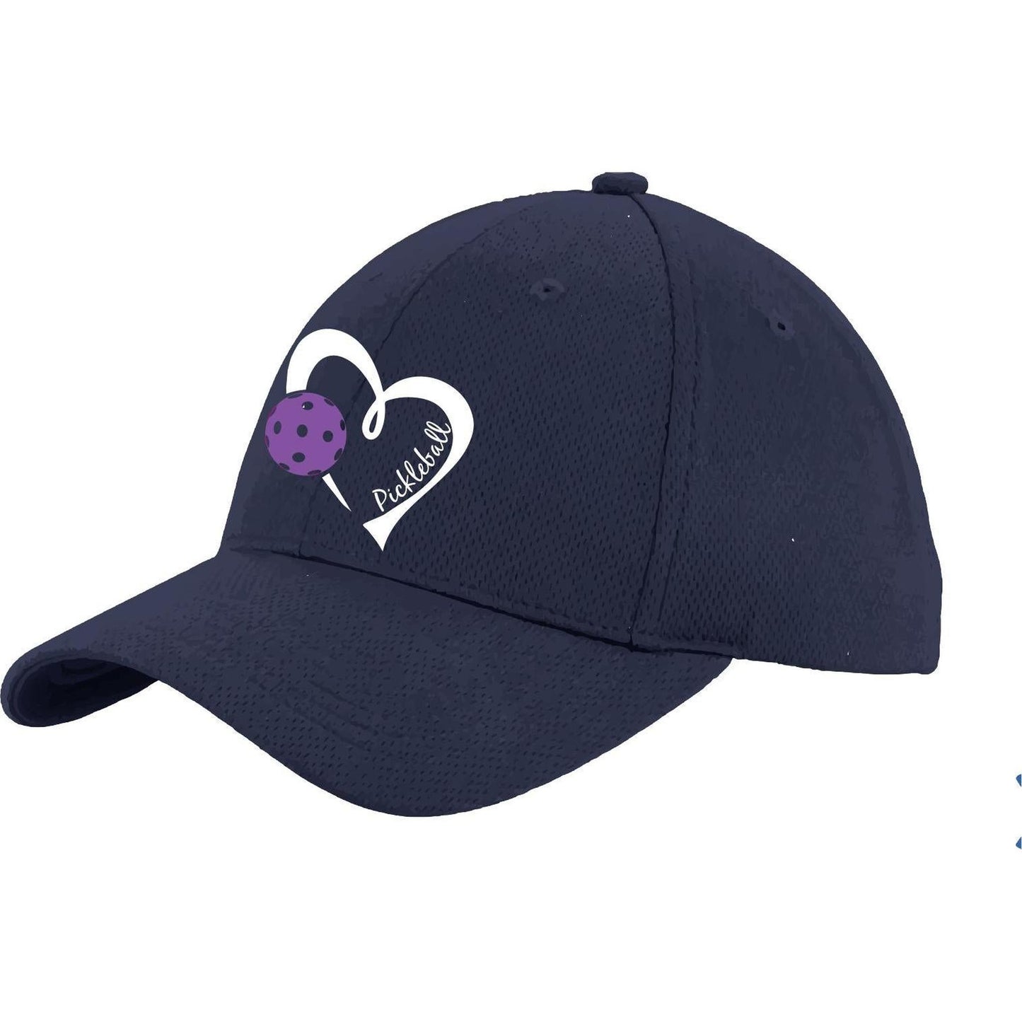 Pickleball Love (Purple) Custom | Pickleball Hat | Moisture-Wicking 100% Polyester