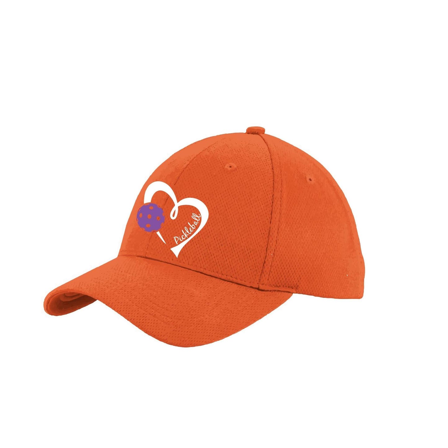 Pickleball Love (Purple) Customizable | Pickleball Hat | Moisture-Wicking 100% Polyester