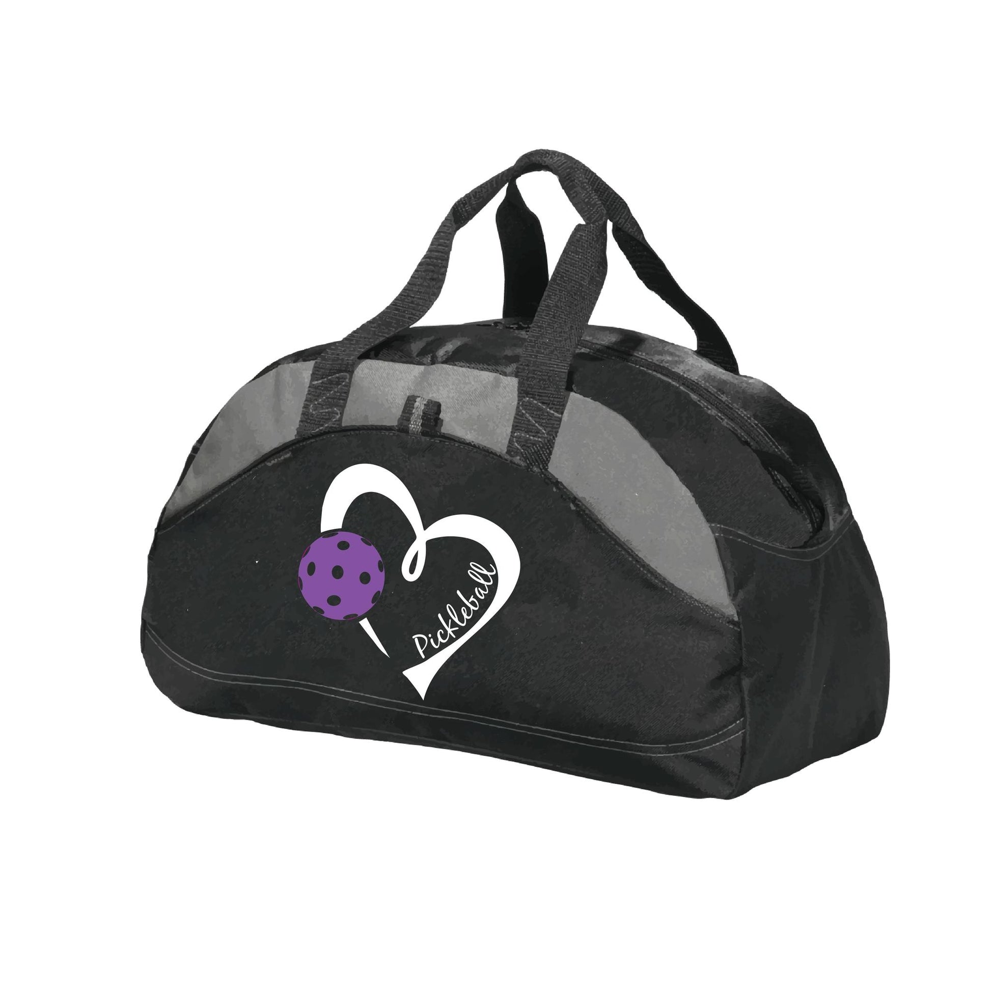 Pickleball Love (Purple) | Pickleball Sports Duffel | Medium Size Court Bag