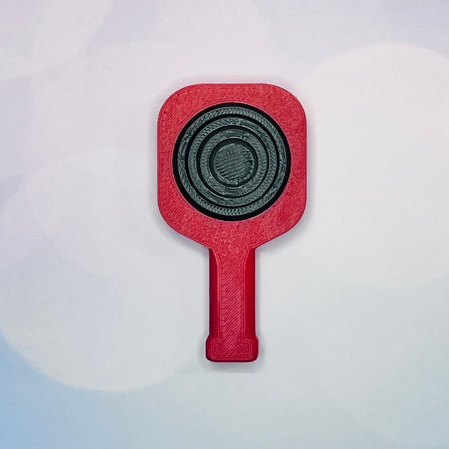 Pickleball Paddle Fidget Keychain | Customizeable Party Favor Gifts | Bag Zipper Pulls and Charms