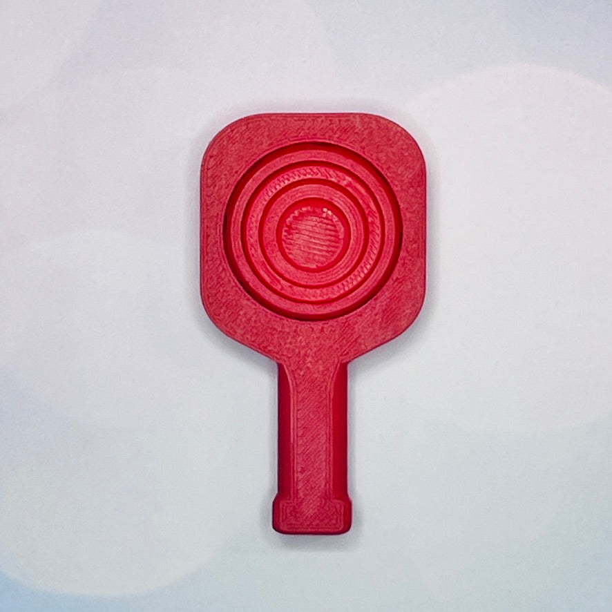 Pickleball Paddle Fidget Keychain | Customizeable Party Favor Gifts | Bag Zipper Pulls and Charms