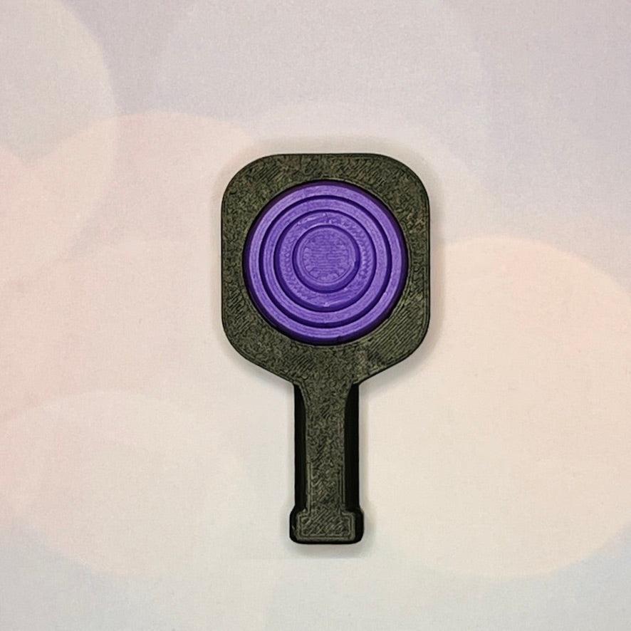 Pickleball Paddle Fidget Keychain | Customizeable Party Favor Gifts | Bag Zipper Pulls and Charms