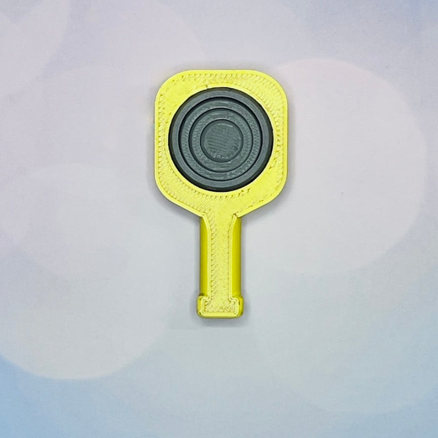 Pickleball Paddle Fidget Keychain | Customizeable Party Favor Gifts | Bag Zipper Pulls and Charms