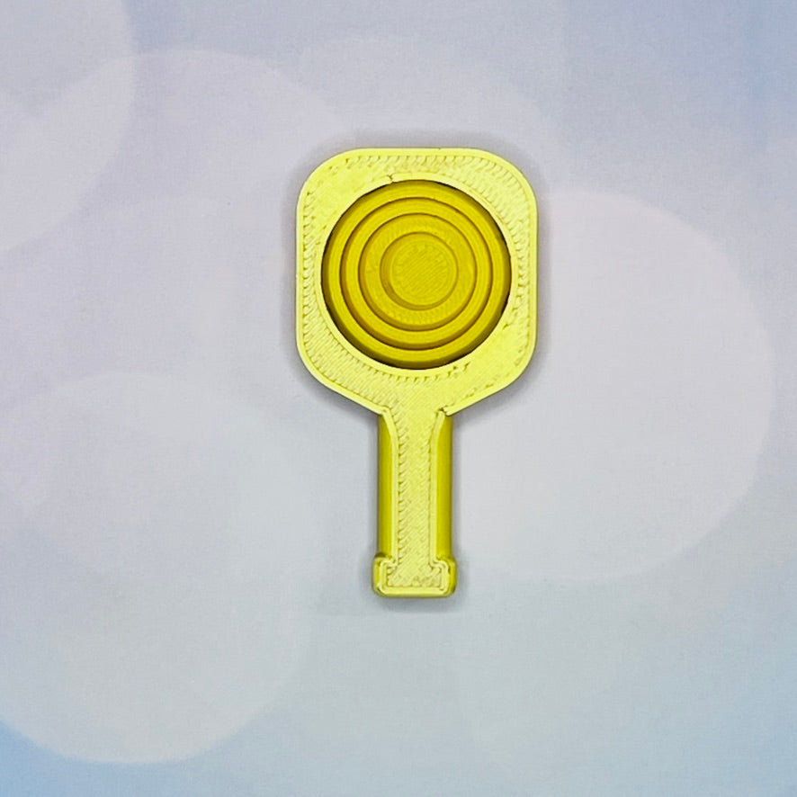 Pickleball Paddle Fidget Keychain | Customizeable Party Favor Gifts | Bag Zipper Pulls and Charms