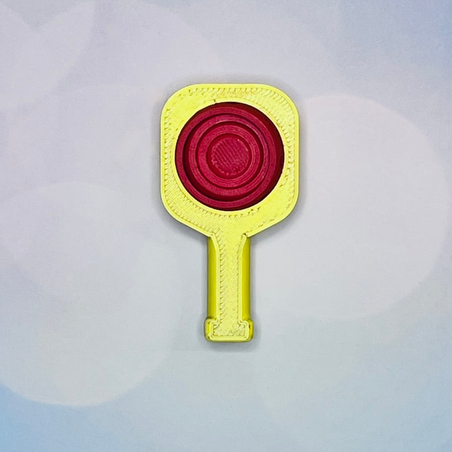 Pickleball Paddle Fidget Keychain | Customizeable Party Favor Gifts | Bag Zipper Pulls and Charms