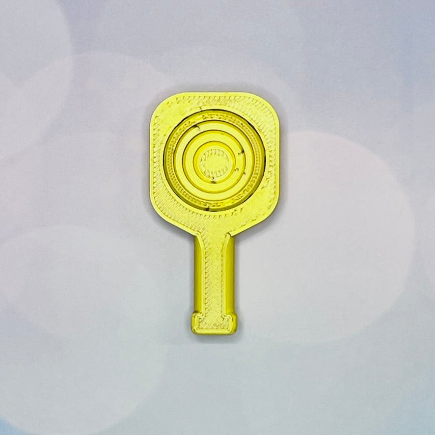 Pickleball Paddle Fidget Keychain | Customizeable Party Favor Gifts | Bag Zipper Pulls and Charms