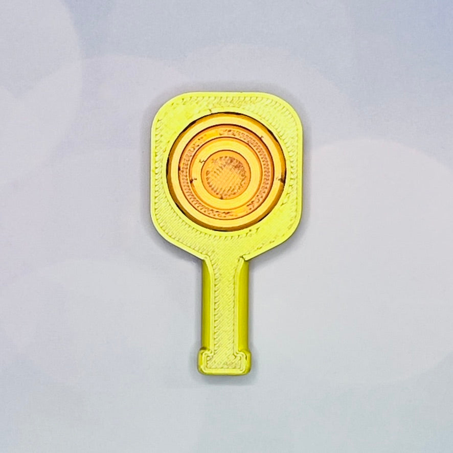 Pickleball Paddle Fidget Keychain | Customizeable Party Favor Gifts | Bag Zipper Pulls and Charms