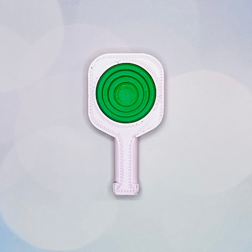 Pickleball Paddle Fidget Keychain | Customizeable Party Favor Gifts | Bag Zipper Pulls and Charms