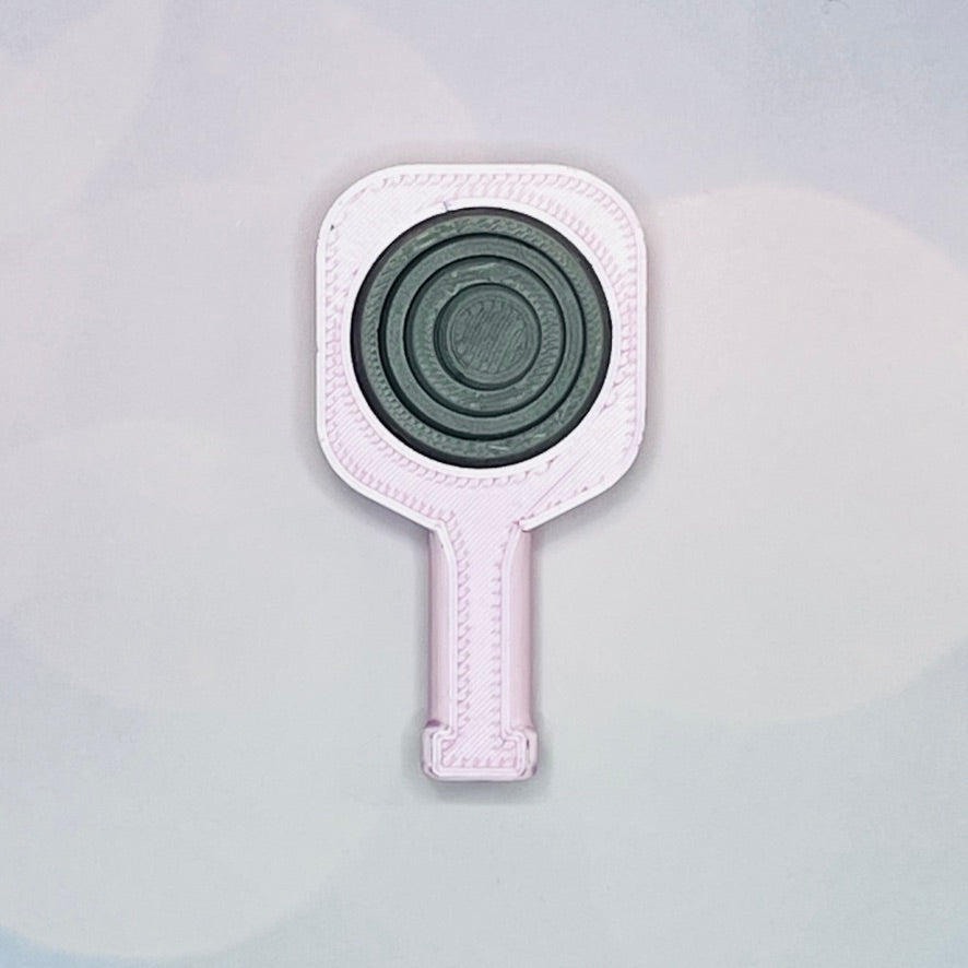 Pickleball Paddle Fidget Keychain | Customizeable Party Favor Gifts | Bag Zipper Pulls and Charms