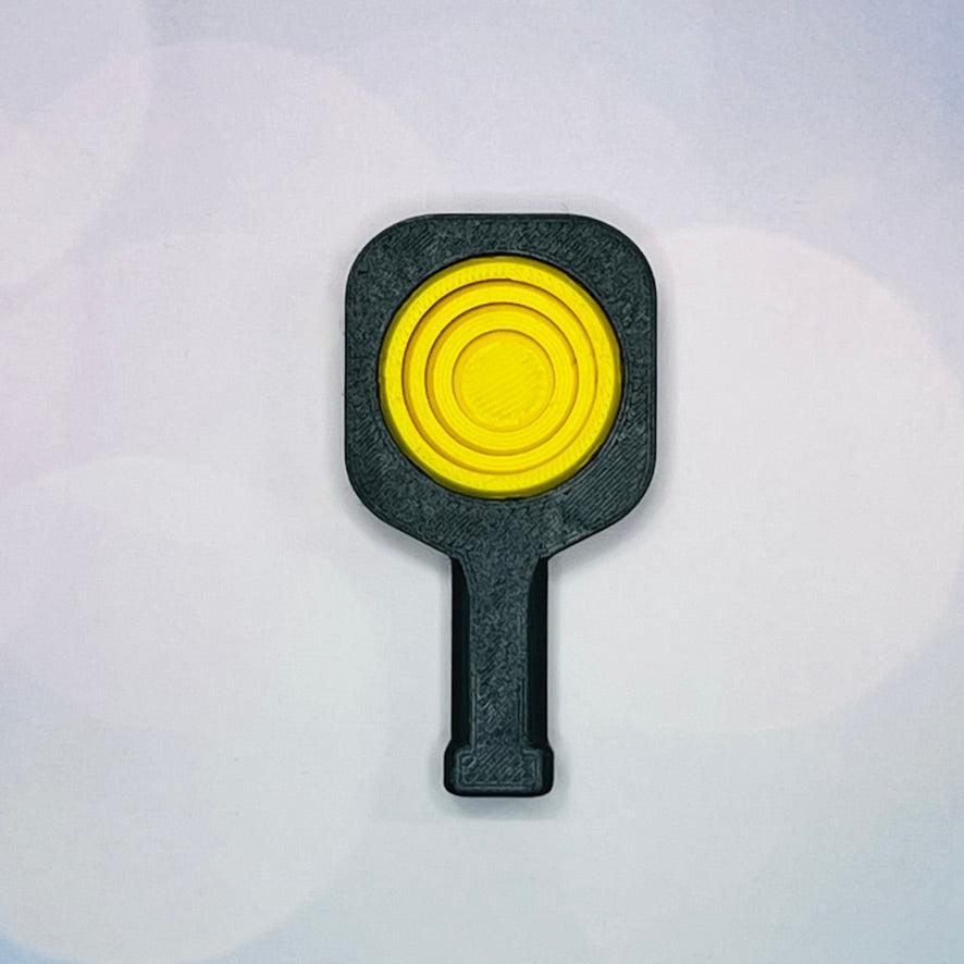 Pickleball Paddle Fidget Keychain | Customizeable Party Favor Gifts | Bag Zipper Pulls and Charms