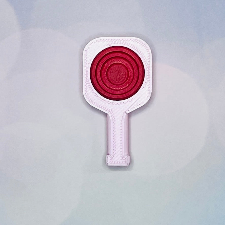 Pickleball Paddle Fidget Keychain | Customizeable Party Favor Gifts | Bag Zipper Pulls and Charms