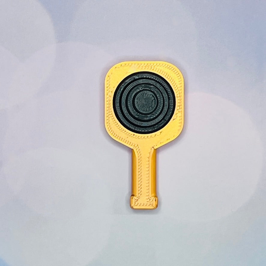 Pickleball Paddle Fidget Keychain | Customizeable Party Favor Gifts | Bag Zipper Pulls and Charms