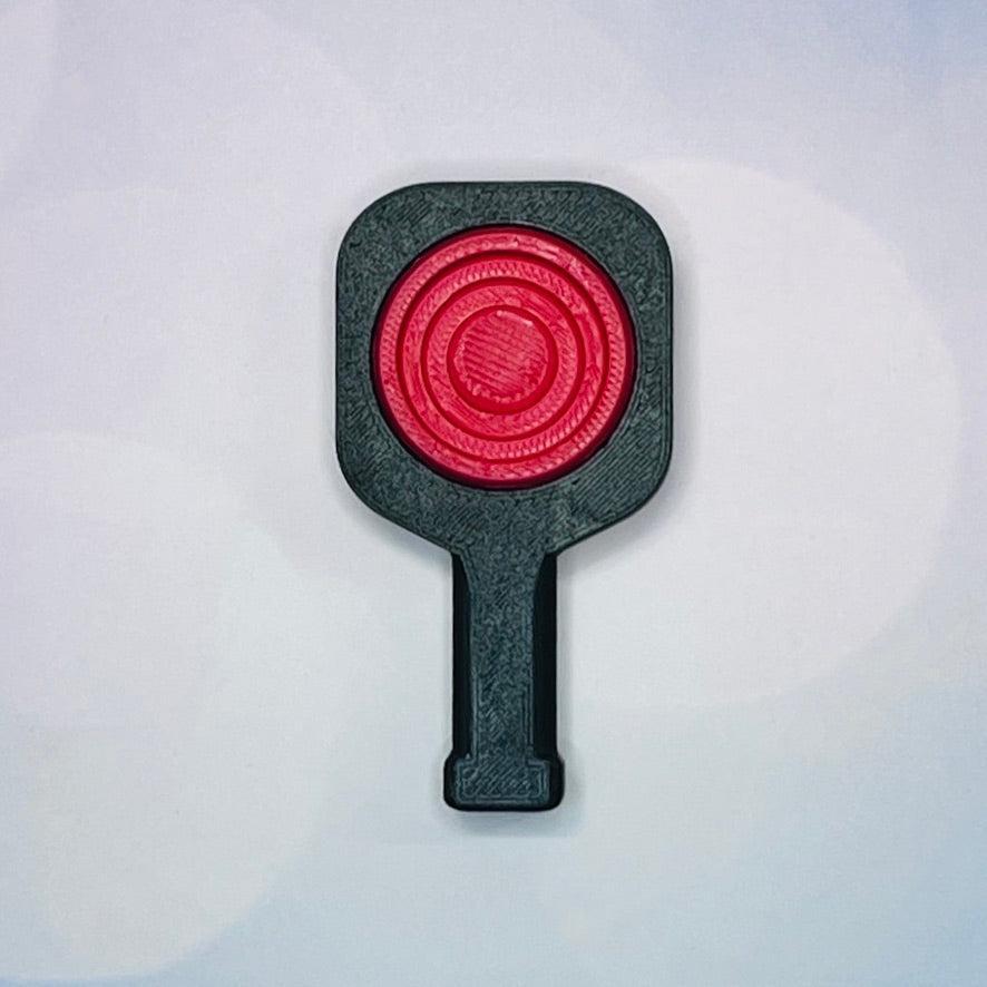 Pickleball Paddle Fidget Keychain | Customizeable Party Favor Gifts | Bag Zipper Pulls and Charms