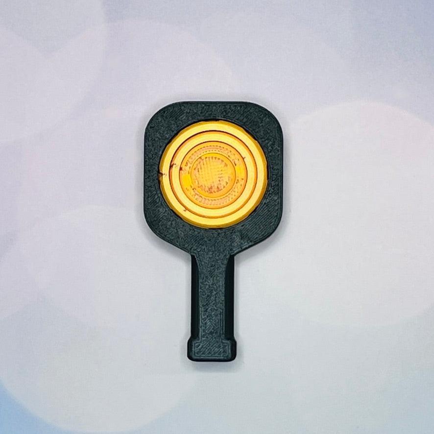 Pickleball Paddle Fidget Keychain | Customizeable Party Favor Gifts | Bag Zipper Pulls and Charms