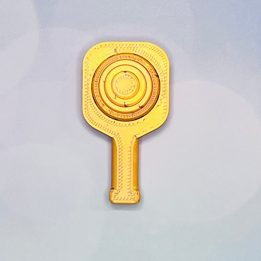Pickleball Paddle Fidget Keychain | Customizeable Party Favor Gifts | Bag Zipper Pulls and Charms