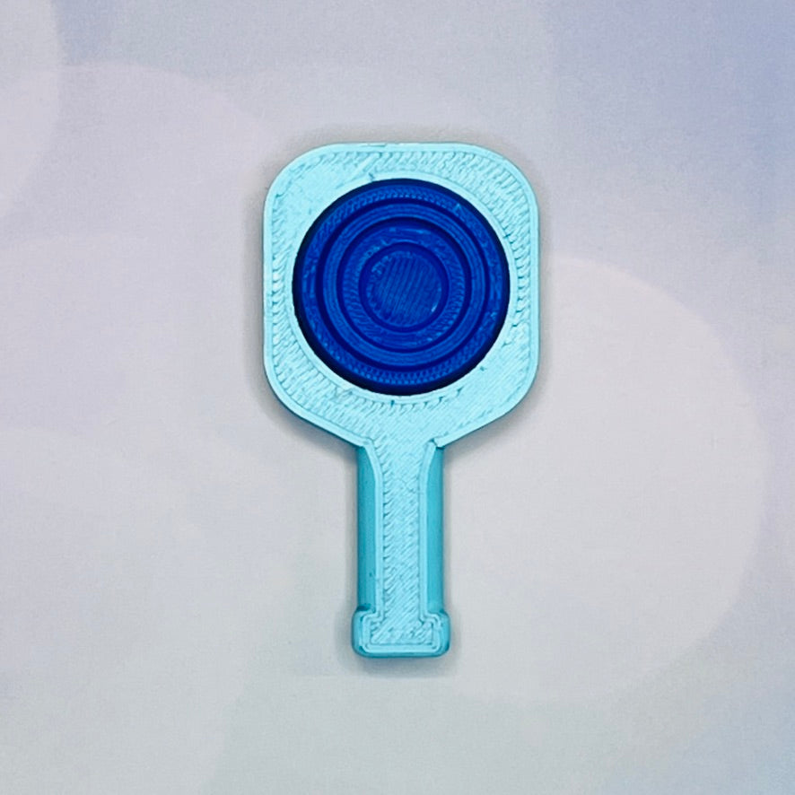 Pickleball Paddle Fidget Keychain | Customizeable Party Favor Gifts | Bag Zipper Pulls and Charms