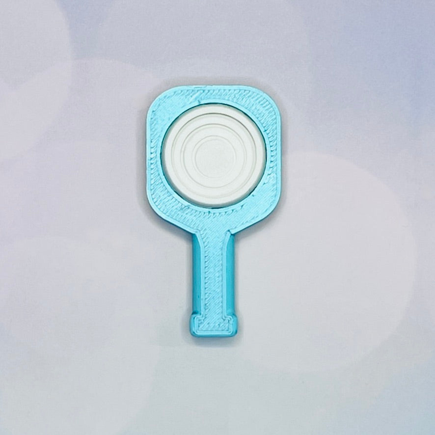 Pickleball Paddle Fidget Keychain | Customizeable Party Favor Gifts | Bag Zipper Pulls and Charms