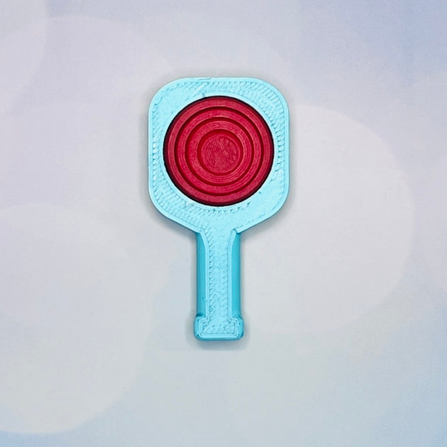 Pickleball Paddle Fidget Keychain | Customizeable Party Favor Gifts | Bag Zipper Pulls and Charms