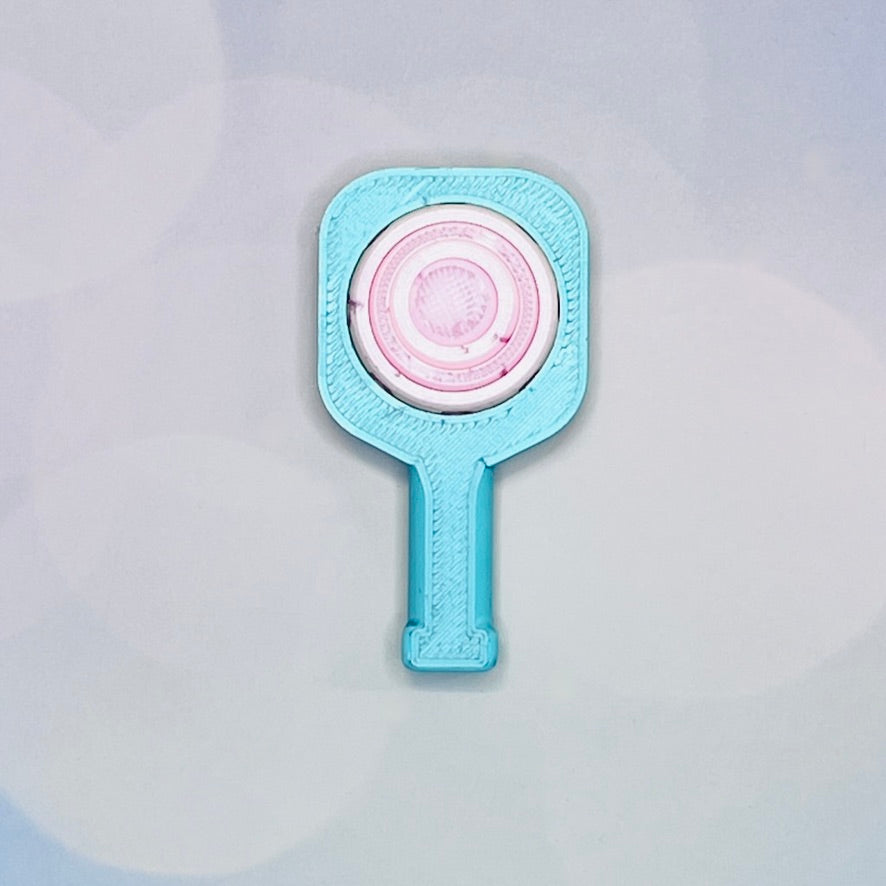 Pickleball Paddle Fidget Keychain | Customizeable Party Favor Gifts | Bag Zipper Pulls and Charms