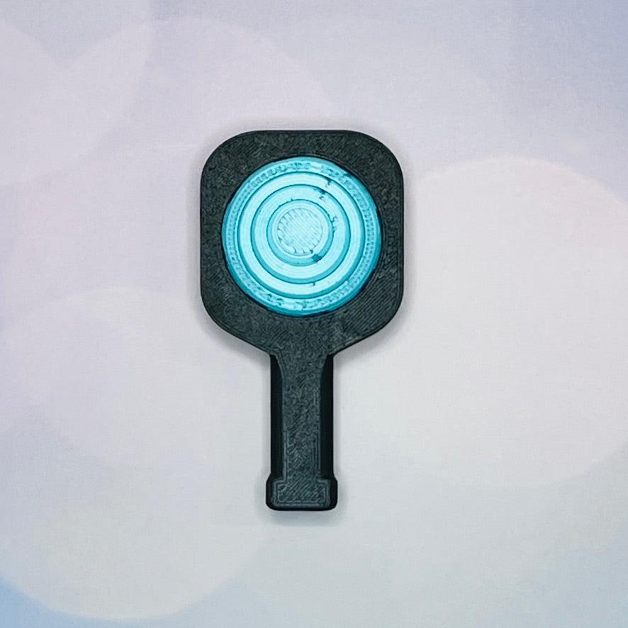 Pickleball Paddle Fidget Keychain | Customizeable Party Favor Gifts | Bag Zipper Pulls and Charms