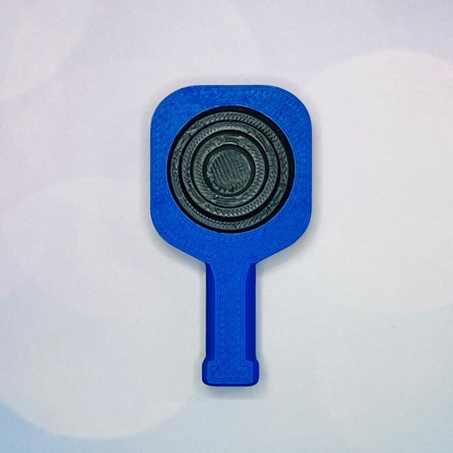 Pickleball Paddle Fidget Keychain | Customizeable Party Favor Gifts | Bag Zipper Pulls and Charms