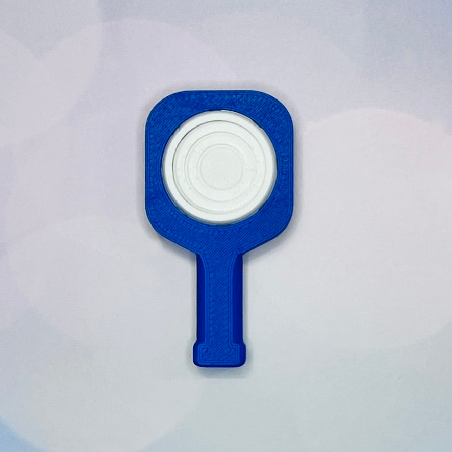 Pickleball Paddle Fidget Keychain | Customizeable Party Favor Gifts | Bag Zipper Pulls and Charms