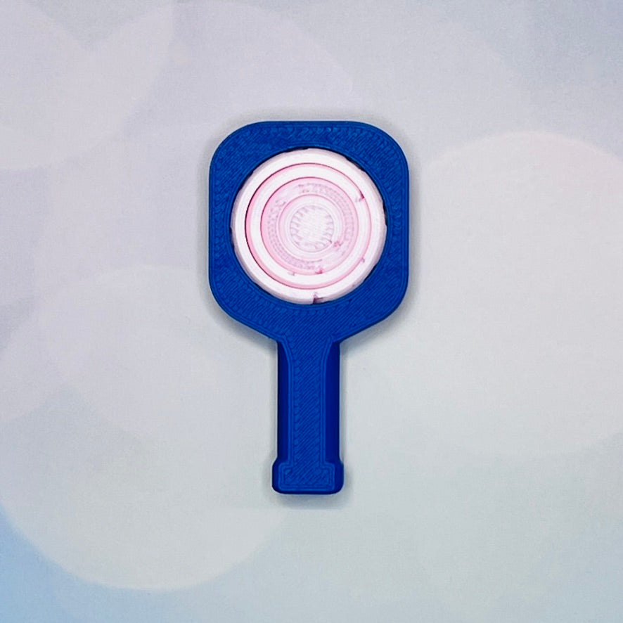 Pickleball Paddle Fidget Keychain | Customizeable Party Favor Gifts | Bag Zipper Pulls and Charms