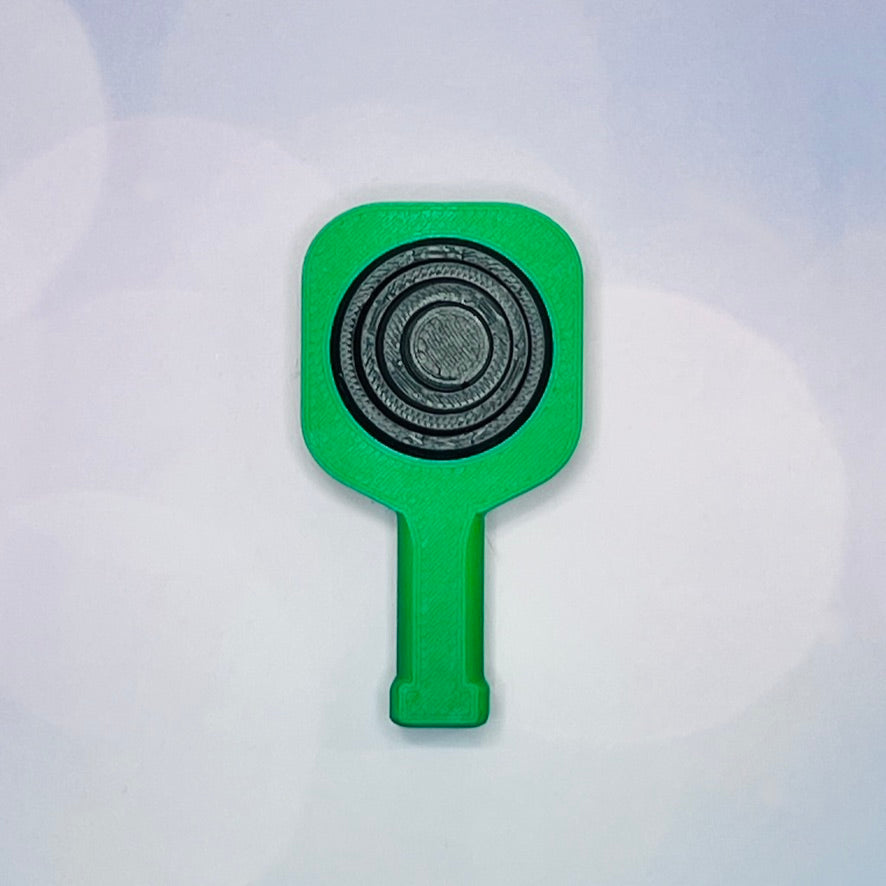 Pickleball Paddle Fidget Keychain | Customizeable Party Favor Gifts | Bag Zipper Pulls and Charms